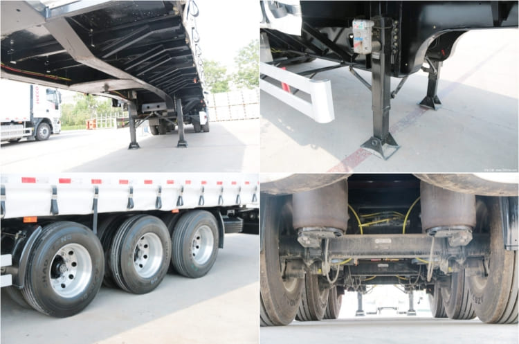 CIMC Curtain Side Door Open Semi Trailer for Sale in Tanzania