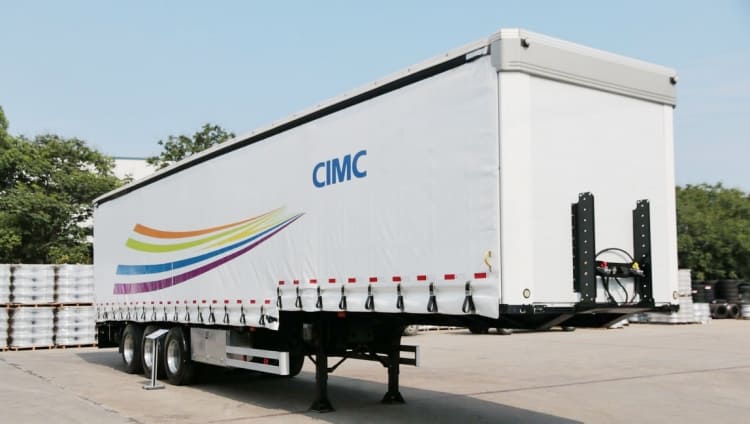 CIMC Curtain Side Door Open Semi Trailer for Sale in Tanzania