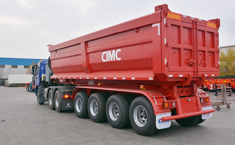 4 Axle Heavy Duty End Dump Truck Trailer for Sale in Kenya