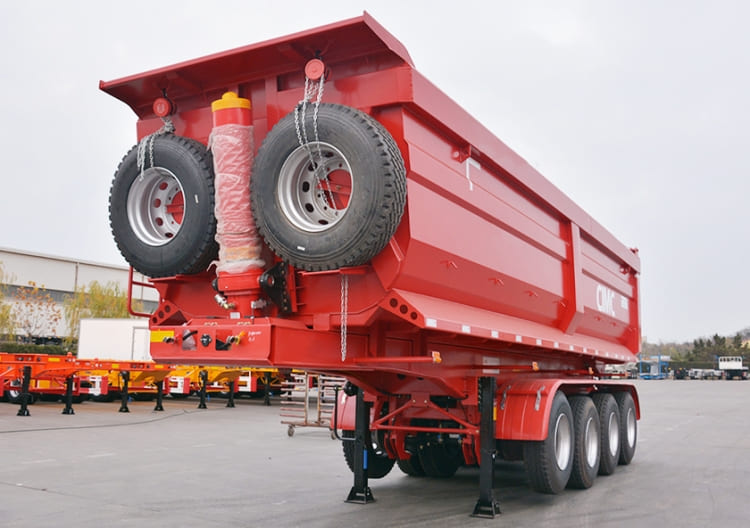 4 Axle Heavy Duty End Dump Truck Trailer for Sale in Kenya