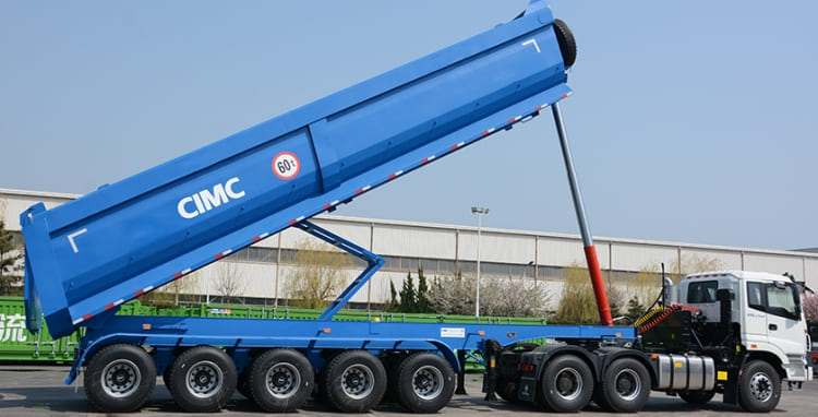 CIMC Rock Rear Dump Semi Trailer for Sale in Zimbabwe Harare