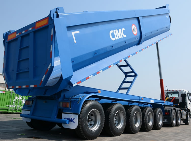 CIMC Rock Rear Dump Semi Trailer for Sale in Zimbabwe Harare