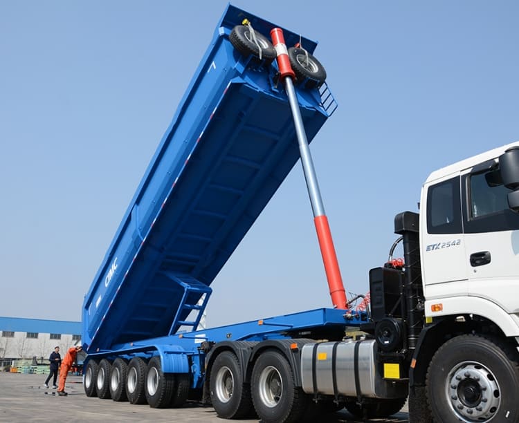 CIMC Rock Rear Dump Semi Trailer for Sale in Zimbabwe Harare