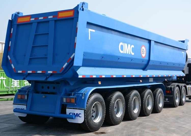 CIMC Rock Rear Dump Semi Trailer for Sale in Zimbabwe Harare