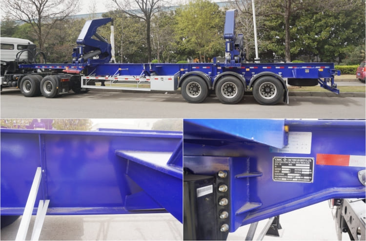 CIMC 40ft Container Side Loader Trailer 45 Tons for Sale in Tanzania