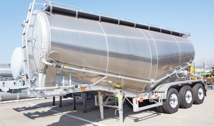 CIMC 3 Axle 35m3 Dry Bulk Cement Tanker Trailer for Sale in Jamaica 
