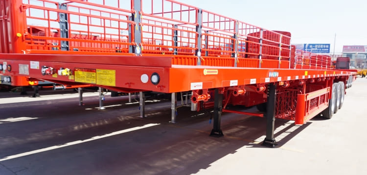 CIMC 3 Axle 40 Ft Container Flatbed Semi Trailer for Sale in Madagascar