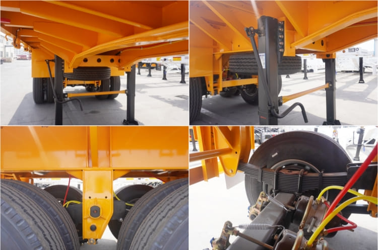 CIMC 2 Axle 20 Foot Flatbed Trailer for Sale in Jamaica