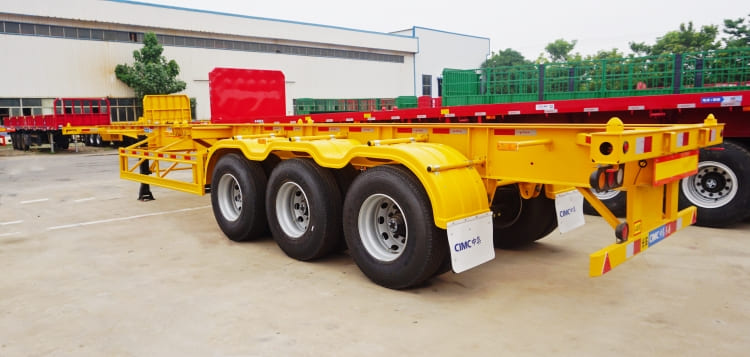 CIMC 3 Axles 40feet Skeleton Semi Trailer for Sale in Mauritius