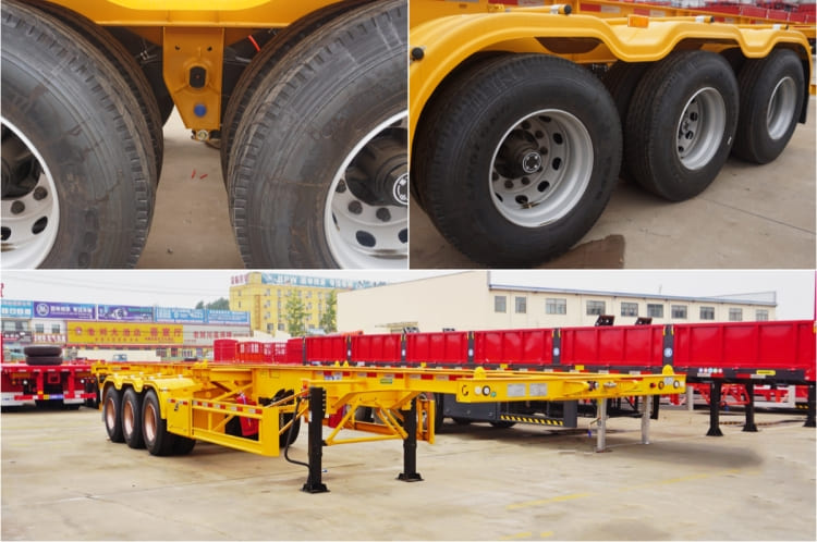 CIMC 3 Axles 40feet Skeleton Semi Trailer for Sale in Mauritius