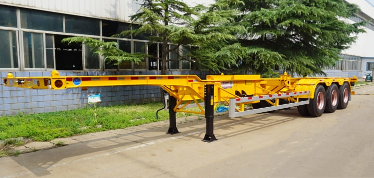 CIMC Tri Axle 40 Foot Gooseneck Container Trailer Chassis for Sale in Mauritius
