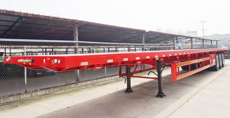 CIMC 3 Axles 40ft Flatbed Semi Trailer for Sale in Zimbabwe