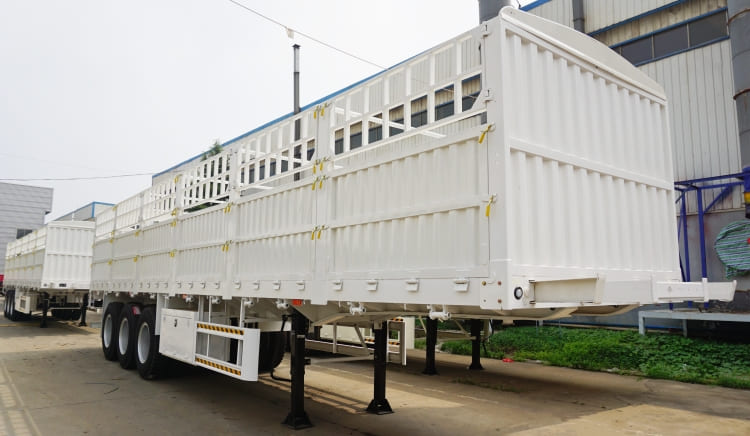 CIMC Tri Axle Fence Semi Trailer 50 Tons for Sale in Sudan