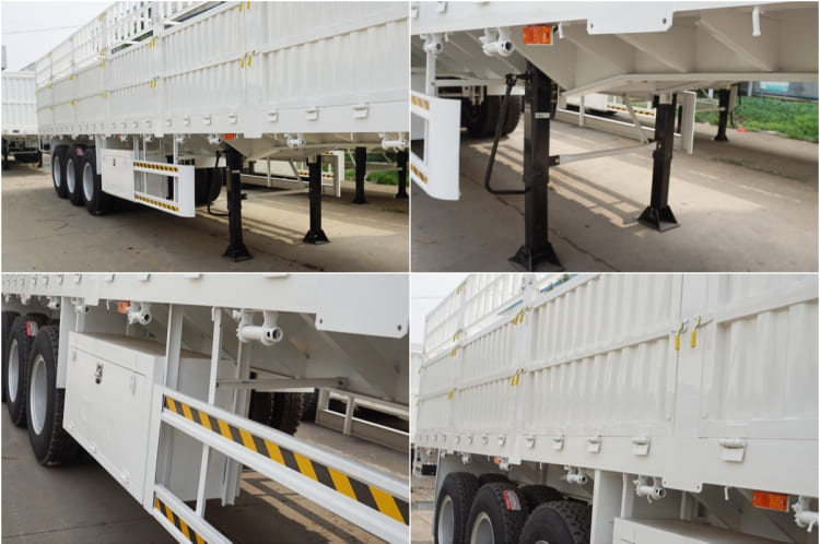 CIMC Tri Axle Fence Semi Trailer 50 Tons for Sale in Sudan