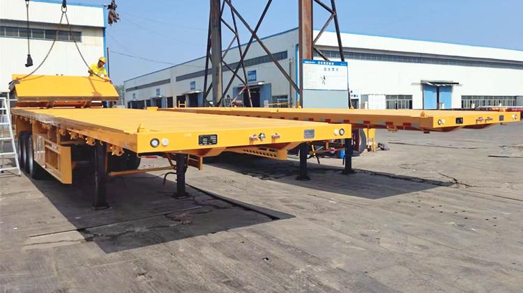 CIMC 40 FT Container Flatbed Trailer for Sale in Congo
