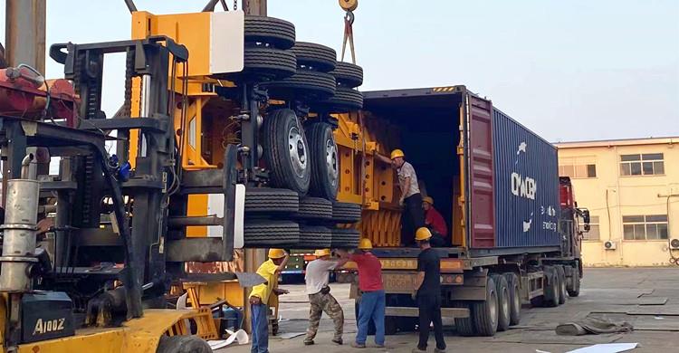 CIMC 3 Axle Flatbed Semi Trailer for Sale In Zambia