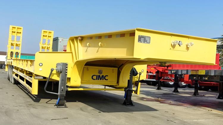 CIMC 4 Axle 100T Lowbed Trailer for Sale in Mauritania