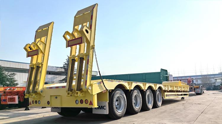 CIMC 4 Axle 100T Lowbed Trailer for Sale in Mauritania
