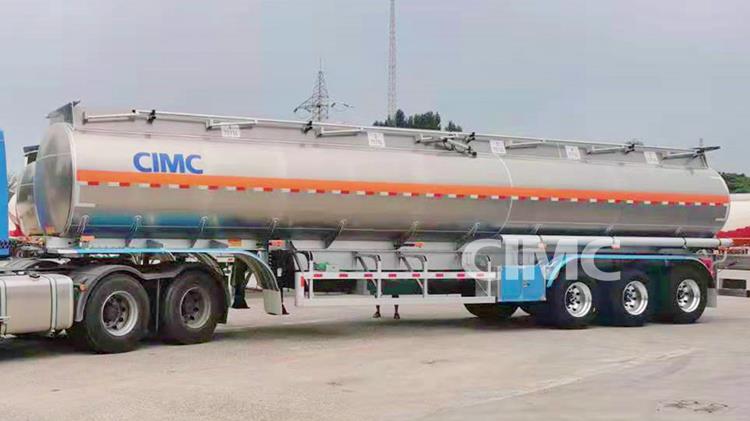 CIMC 3 Axle 45CBM Aluminum Tanker Trailer for Sale In Costa Rica