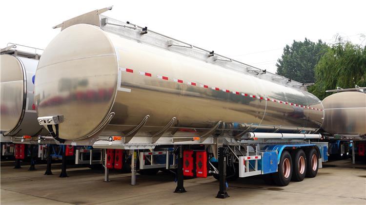 42CBM Aluminum Tanker Semi Trailer with Best Price
