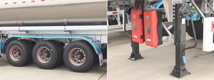 Details of 3 Axle Fuel Aluminum Tanker Trailer for Sale
