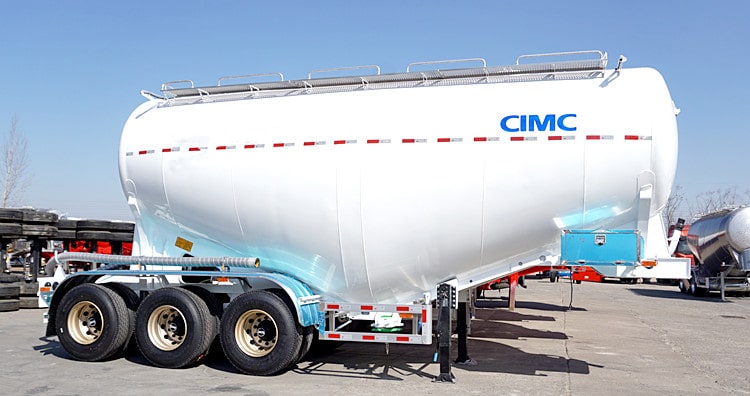 CIMC 3 Axle 35ton Powder Tanker Trailer for Sale in Burkina Faso
