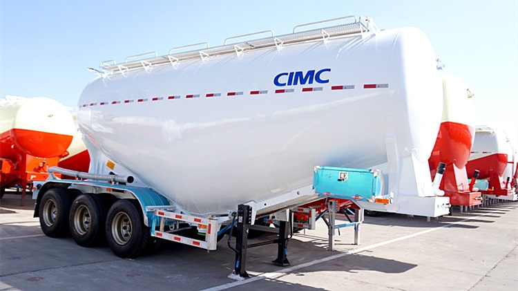 CIMC 3 Axle 35ton Powder Tanker Trailer for Sale in Burkina Faso