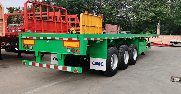 CIMC 3 Axle 20/40Ft Flatbed Trailer for Sale In Nigeria - Cheap Trailer