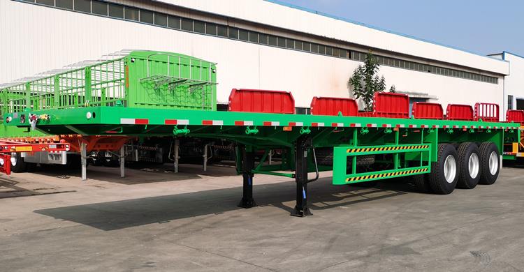 CIMC 3 Axle 20/40Ft Flatbed Trailer for Sale In Nigeria - Cheap Trailer