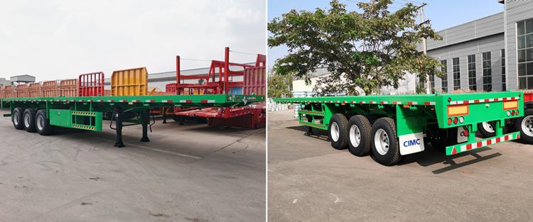 CIMC 3 Axle 20/40Ft Flatbed Trailer for Sale In Nigeria - Cheap Trailer