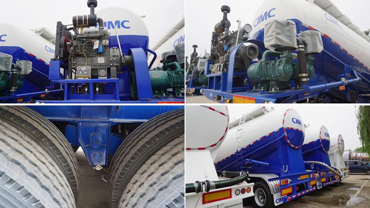 CIMC 35 Ton Cement Bulker Tanker Trailer for Sale 