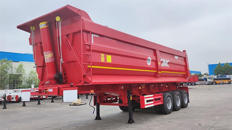 CIMC 4 Axle 60ton End Dump Tipper Trailer for Sale