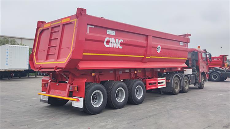 CIMC 4 Axle 60ton End Dump Tipper Trailer for Sale