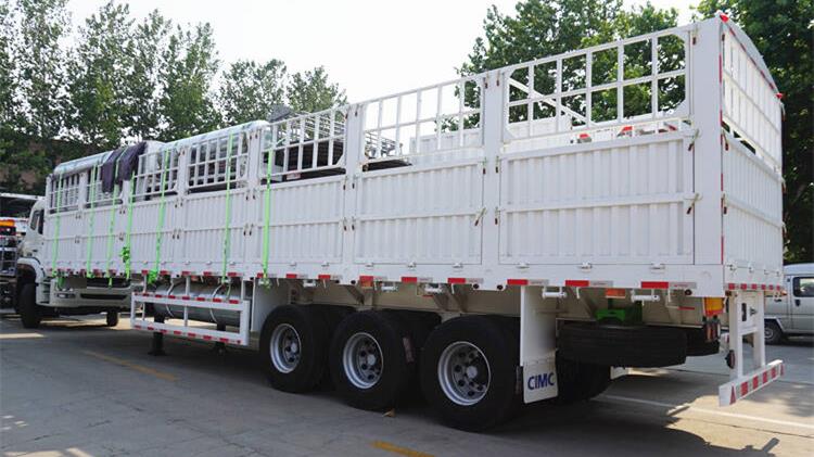 CIMC 60 Ton Cargo Fence Semi Trailer for Sale In Mauritania