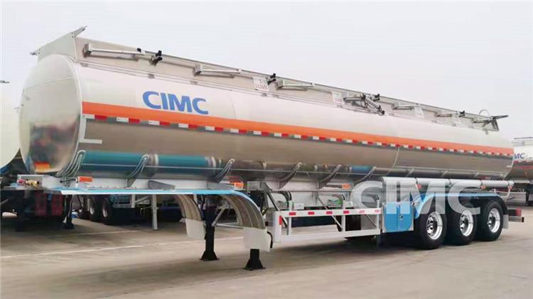 CIMC 38000 Liters Aluminum Tanker Trailer for Sale in Congo
