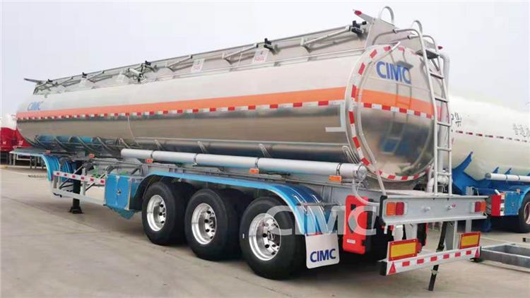 CIMC 38000 Liters Aluminum Tanker Trailer for Sale in Congo