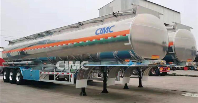 CIMC 38000 Liters Aluminum Tanker Trailer for Sale in Congo