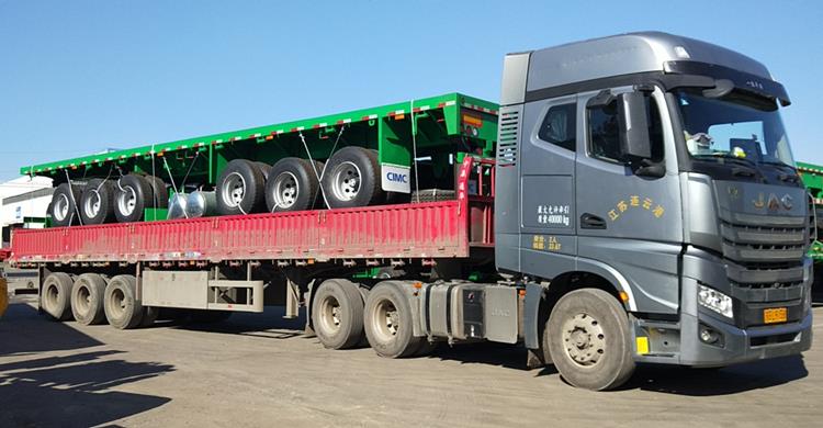 CIMC Tri Axle Flatbed Trailer for Sale In Mali