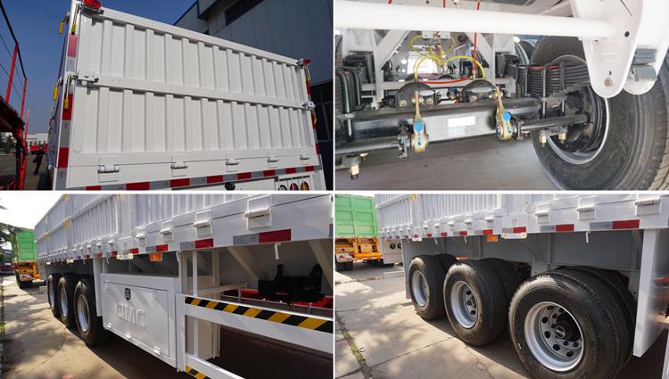 50 Ton Side Wall Semi Trailer for Sale In Chile