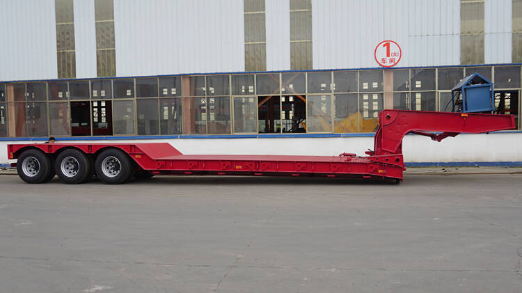 Tri Axle 50 Ton Removable Gooseneck Trailer for Sale In Sierra Leone