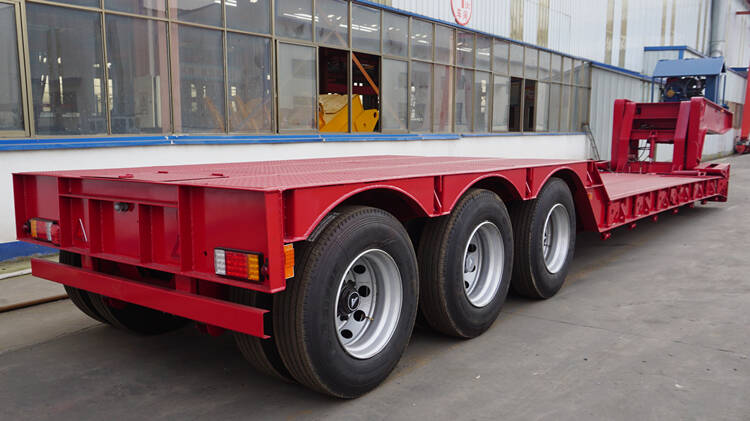 Tri Axle 50 Ton Removable Gooseneck Trailer for Sale In Sierra Leone
