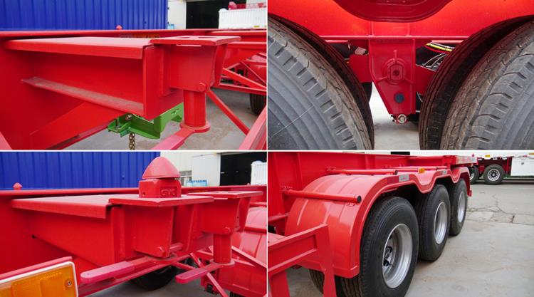 Tri Axle Container Chassis Trailer for Sale In Oman