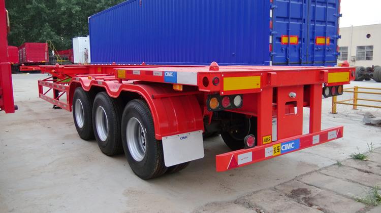 Tri Axle Container Chassis Trailer for Sale In Oman