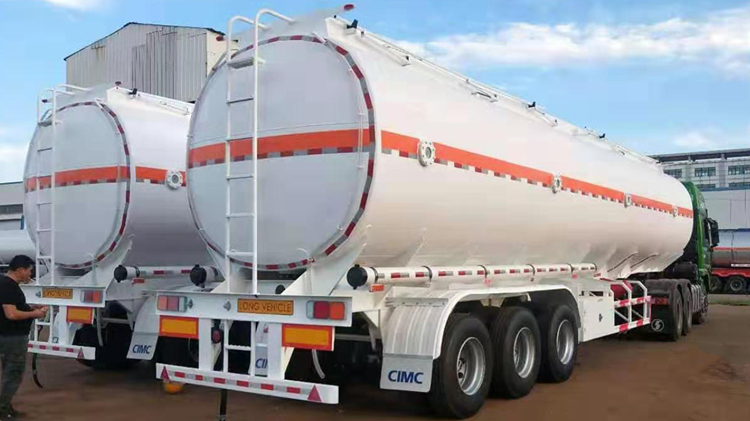 CIMC Tri Axle Palm Oil Tanker Trailer for Sale In Ghana