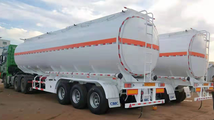 CIMC Tri Axle Palm Oil Tanker Trailer for Sale In Ghana