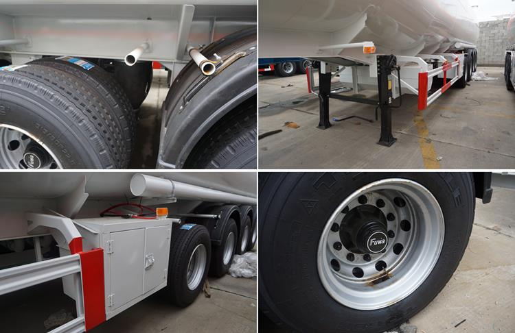 4 Axle 50000 L Fuel Tanker Trailer for Sale In Ghana Tema