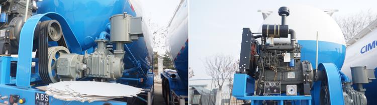 30CBM Bulk Cement Tank Trailer for Sale In Benin