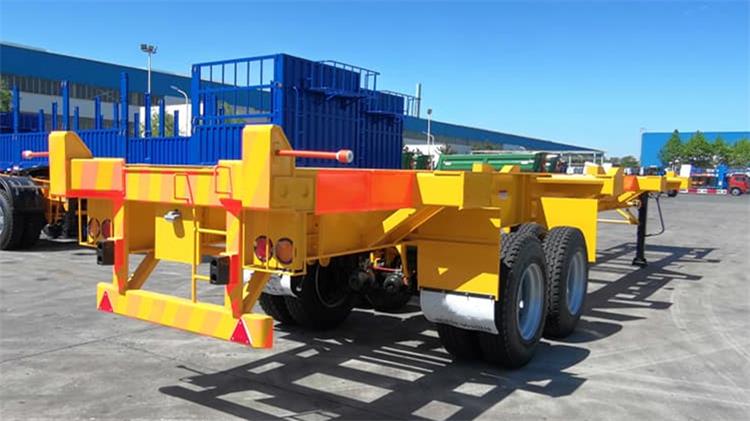 2 Axle 40 Ft Container Chassis Trailer for Sale In Tanzania