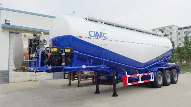 Tri Axle 50cbm Cement Powder Tanker Trailer will be sent to Jamaica