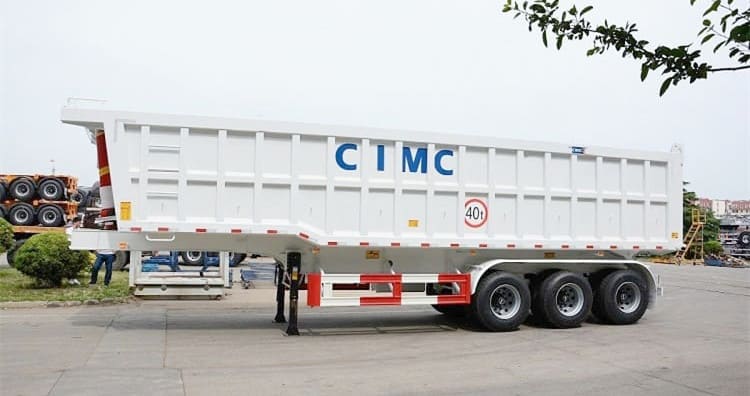 3 Axle 60 Ton End Dump Semi Trailer will be sent to Ghana